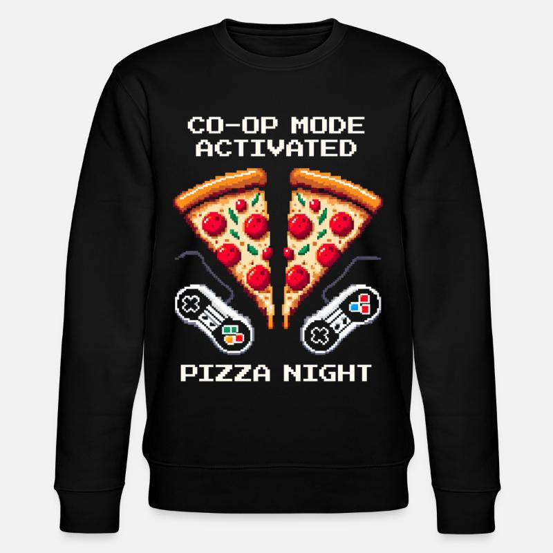 Coop activé : Soirée pizza | Jeux multijoueurs - Sweat bio CHANGER Stanley/Stella Unisexe - noir
