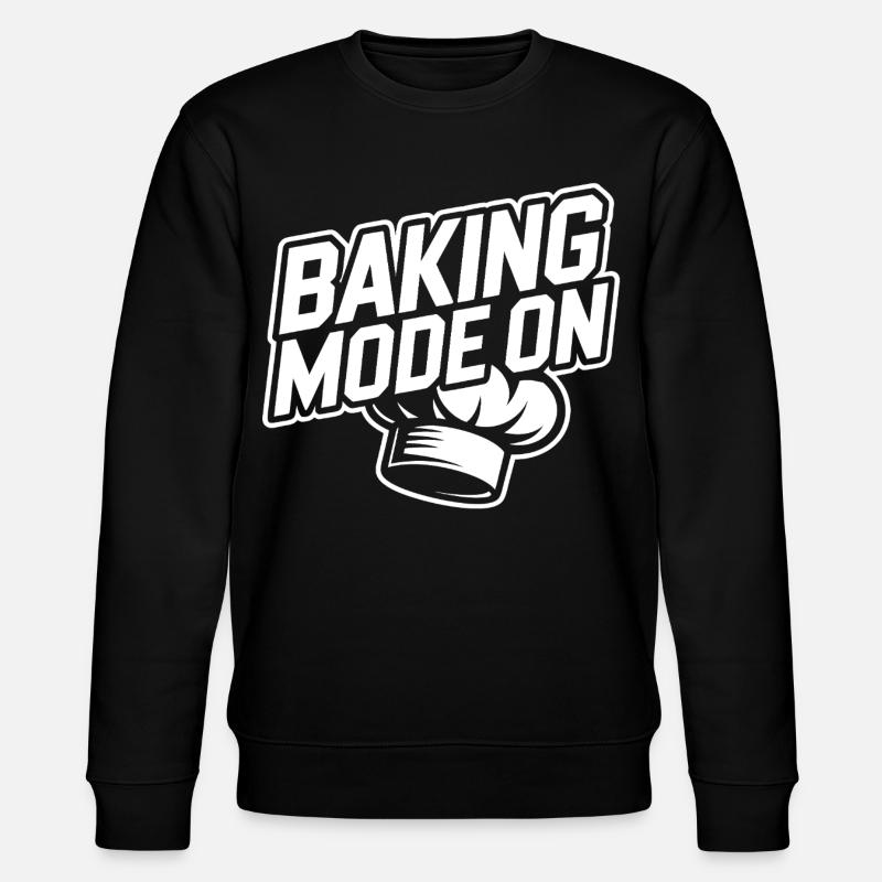 Backmodus Aktiv – Bäcker Stil - Stanley/Stella Unisex Bio-Sweatshirt CHANGER  - Schwarz