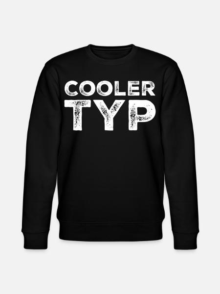 Cooler Typ Lustiger Spruch - Stanley/Stella Unisex Bio-Sweatshirt CHANGER - Schwarz