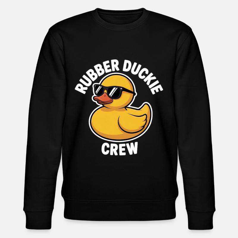 GummiEnte Crew Sonnenbrille - Stanley/Stella Unisex Bio-Sweatshirt CHANGER  - Schwarz
