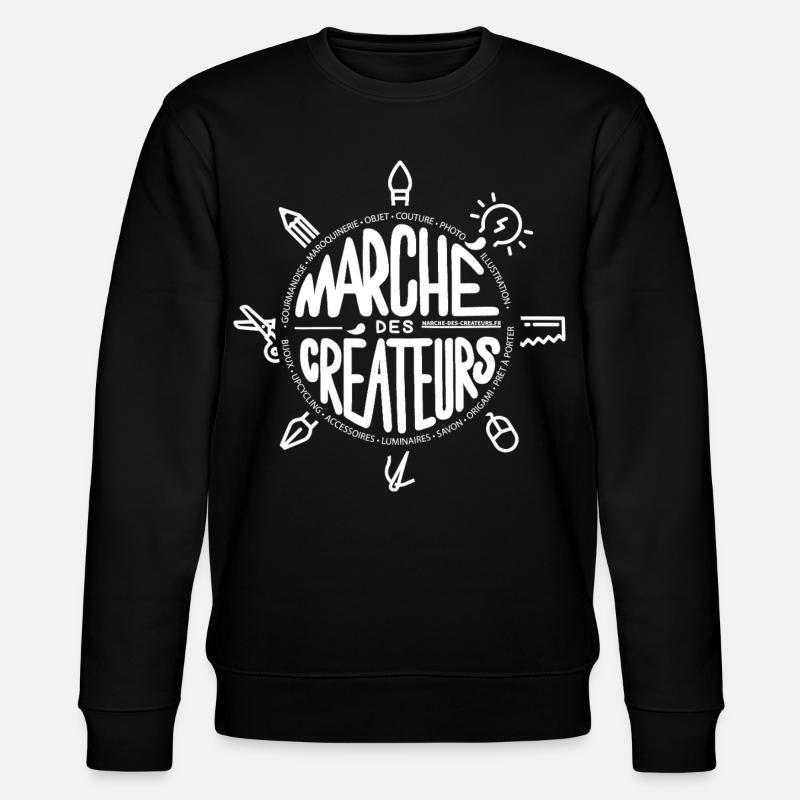 Marché des Créateurs - Logo  - Sweat bio CHANGER Stanley/Stella Unisexe - noir