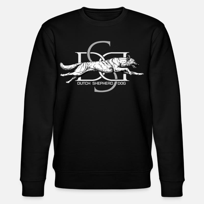 Dutchie - Chien de berger néerlandais - Sweat bio CHANGER Stanley/Stella Unisexe - noir
