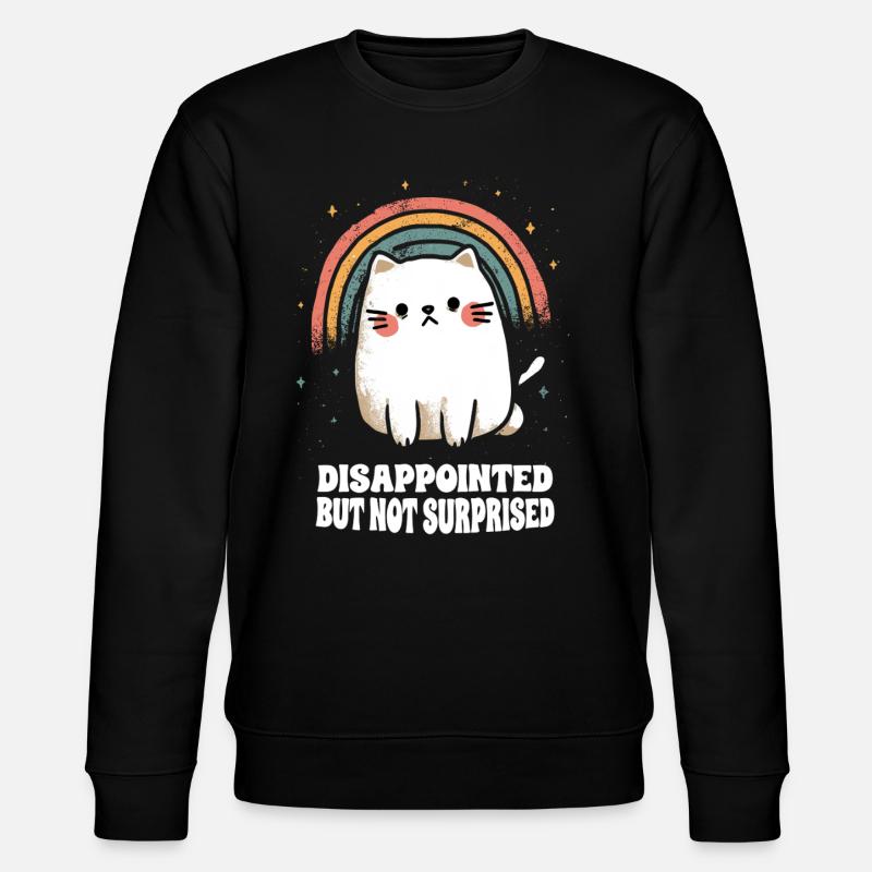 Disappointed - Stanley/Stella Unisex Bio-Sweatshirt CHANGER  - Schwarz