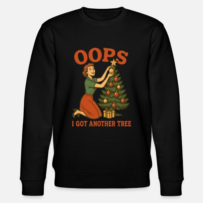 Oops I Got Another Tree - Stanley/Stella CHANGER Unisex Organic Sweatshirt - black