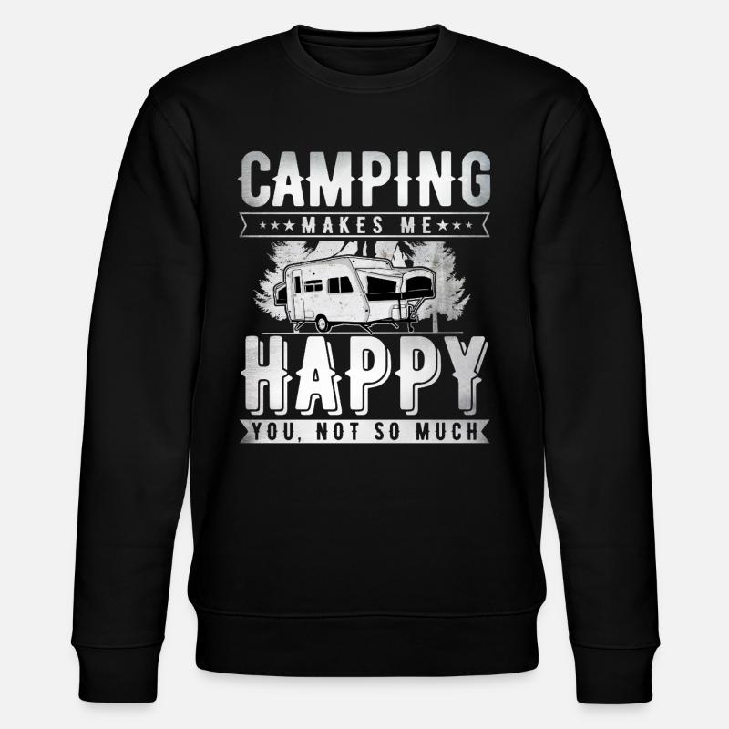 Camping  - Stanley/Stella Unisex Bio-Sweatshirt CHANGER  - Schwarz