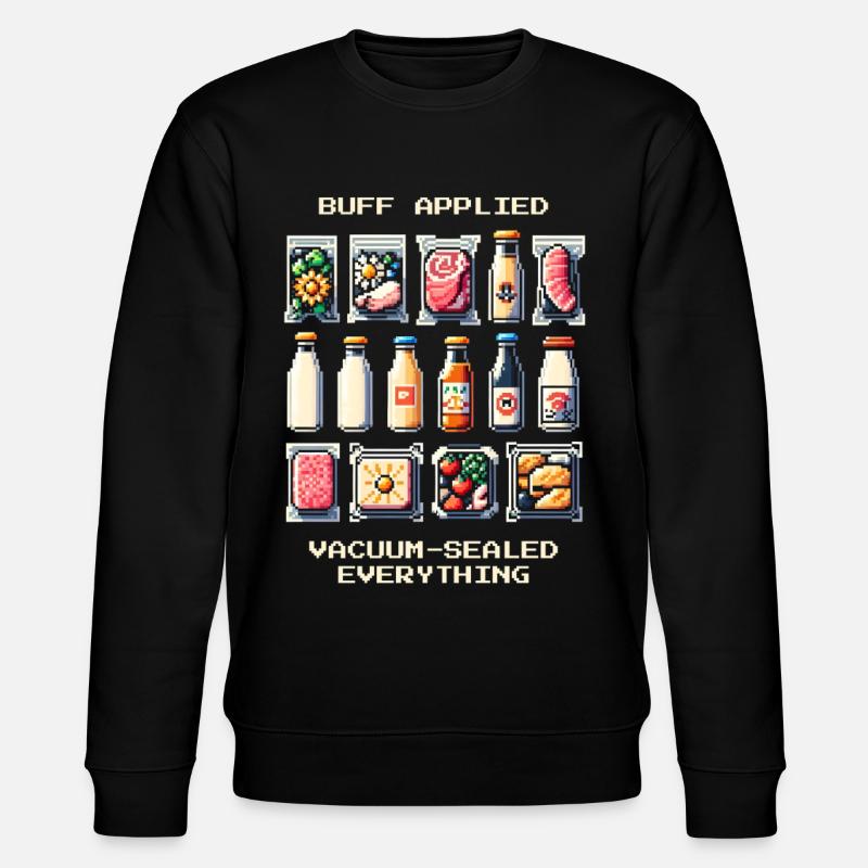 Aspiration et préparation | Pixel Art - Sweat bio CHANGER Stanley/Stella Unisexe - noir