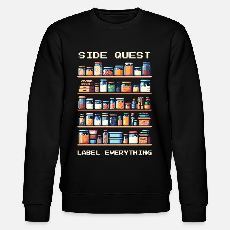 Quête secondaire | Étiqueter tout - Sweat bio CHANGER Stanley/Stella Unisexe - noir