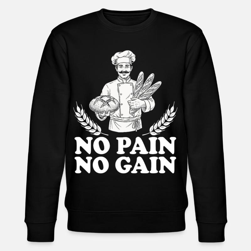 Brotbäckerei Humor Bäcker - Stanley/Stella Unisex Bio-Sweatshirt CHANGER - Schwarz