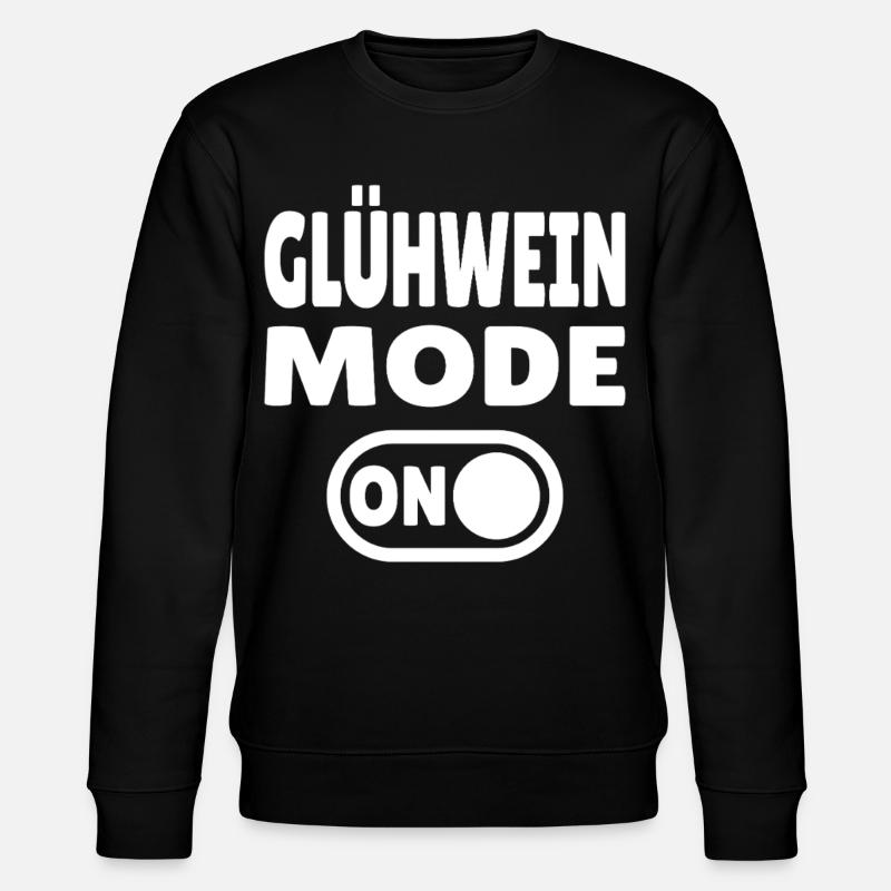 Gluehwein Mode ON - Stanley/Stella Unisex Bio-Sweatshirt CHANGER  - Schwarz