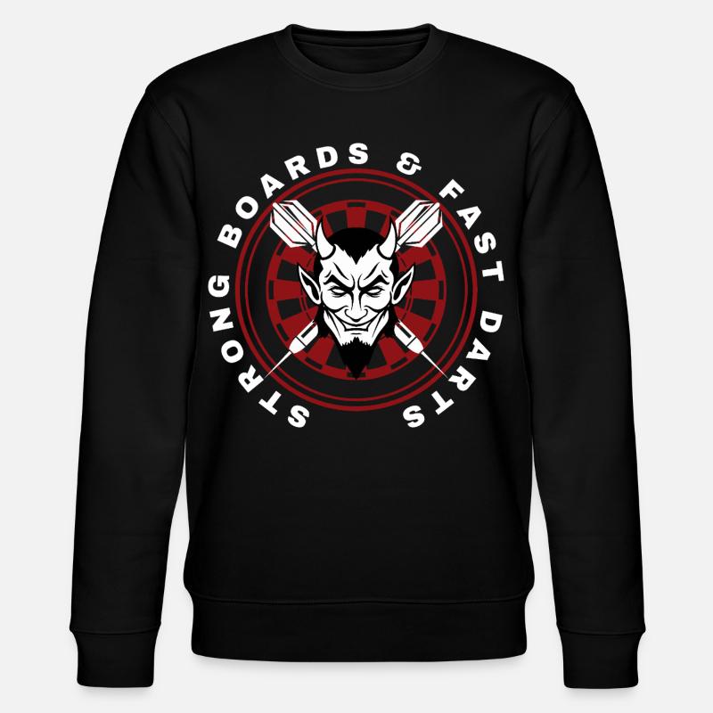 FLÉCHETTES, JEU DE FLÉCHETTES ET DIABLE - Sweat bio CHANGER Stanley/Stella Unisexe - noir