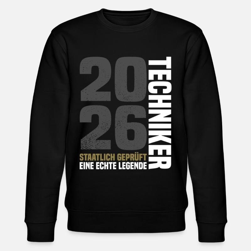 State-certified technician - Stanley/Stella CHANGER Unisex Organic Sweatshirt - black