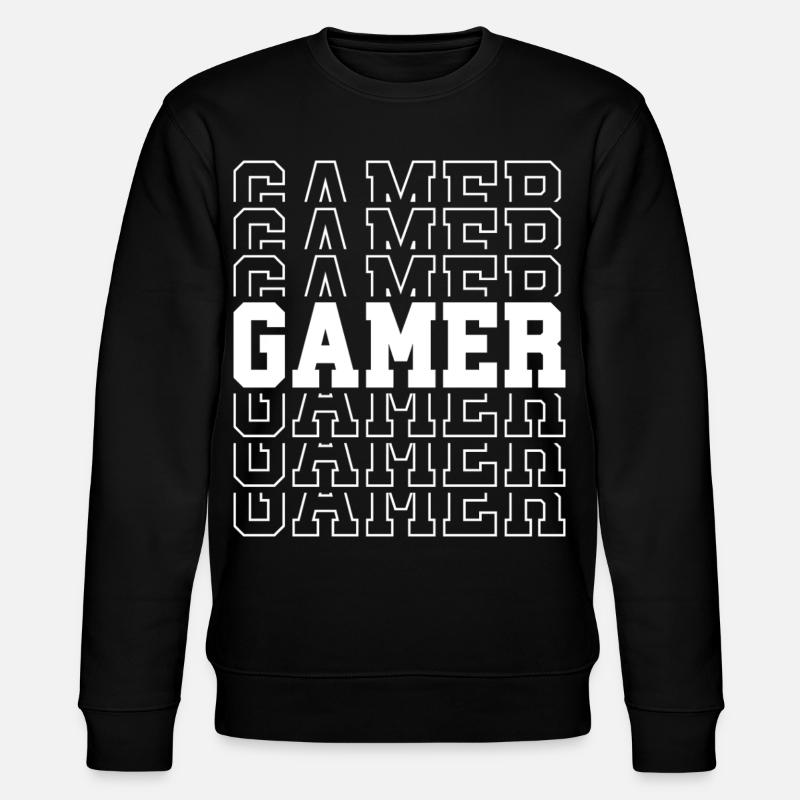Gamer - Stanley/Stella Unisex Bio-Sweatshirt CHANGER  - Schwarz