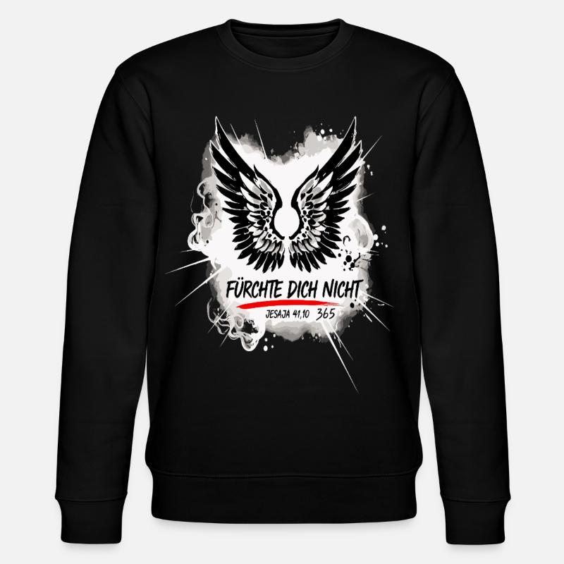 PAS PEUR Verset biblique Art japonais - Sweat bio CHANGER Stanley/Stella Unisexe - noir