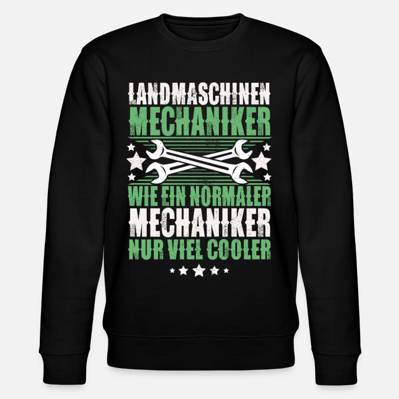 Mécanicien de machines agricoles - Sweat bio CHANGER Stanley/Stella Unisexe - noir