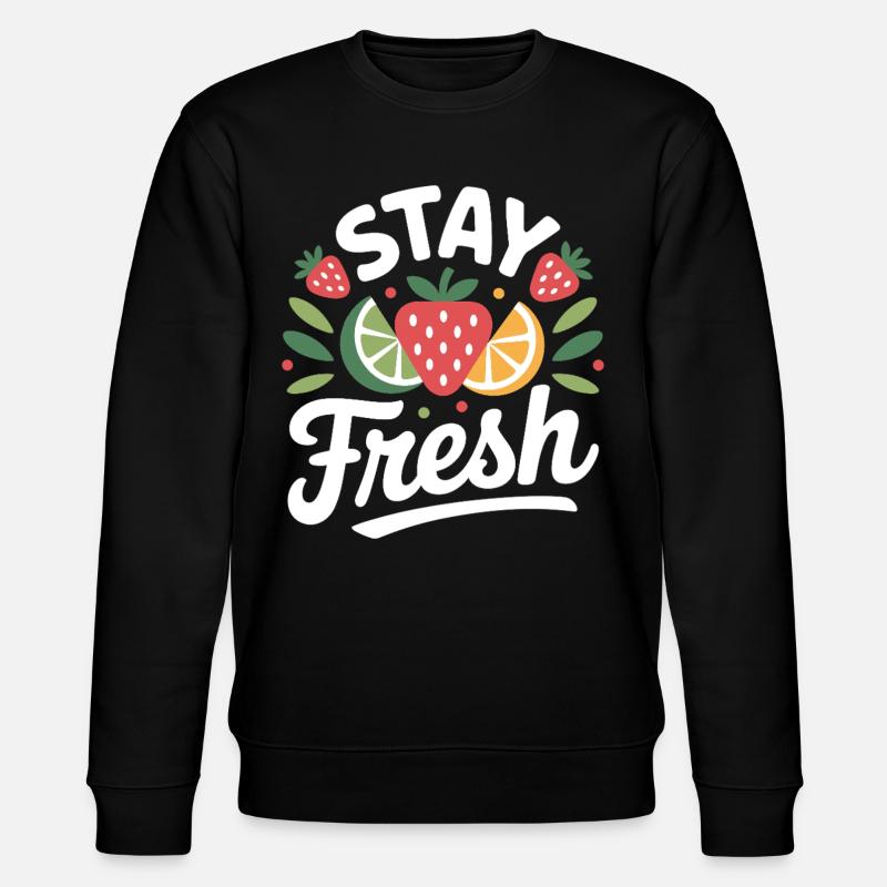Stay Frsh - Stanley/Stella Unisex Bio-Sweatshirt CHANGER  - Schwarz
