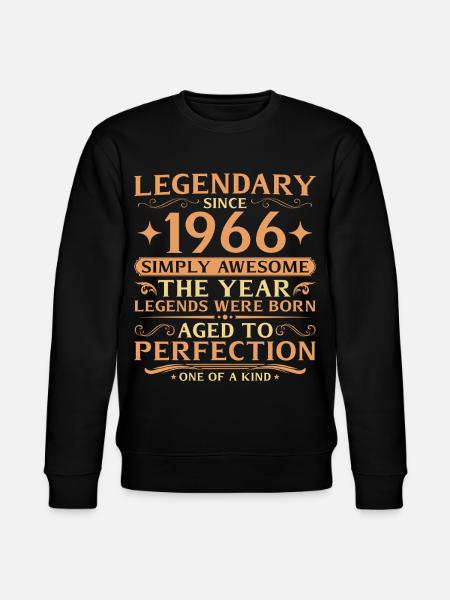 60e anniversaire de Legends 1966 - Sweat bio CHANGER Stanley/Stella Unisexe - noir
