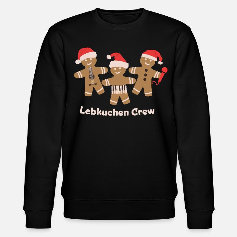 Lebkuchen Crew Musik Musiker - Stanley/Stella Unisex Bio-Sweatshirt CHANGER - Schwarz