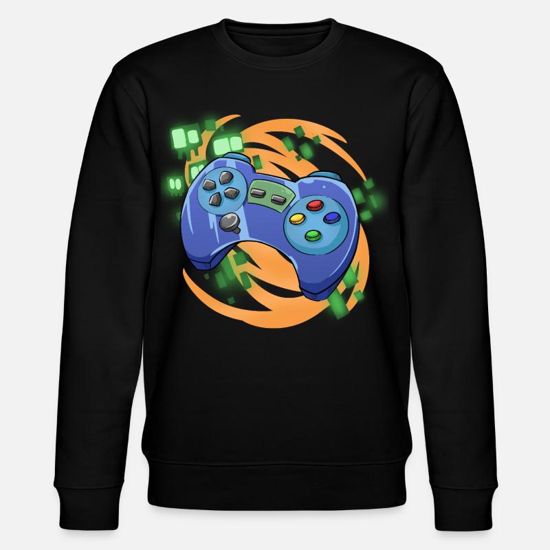 Gamer Gaming - Stanley/Stella Unisex Bio-Sweatshirt CHANGER  - Schwarz