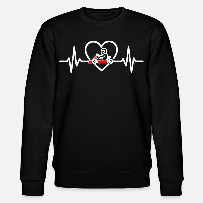 Cœur Karting Passion Pilote - Sweat bio CHANGER Stanley/Stella Unisexe - noir