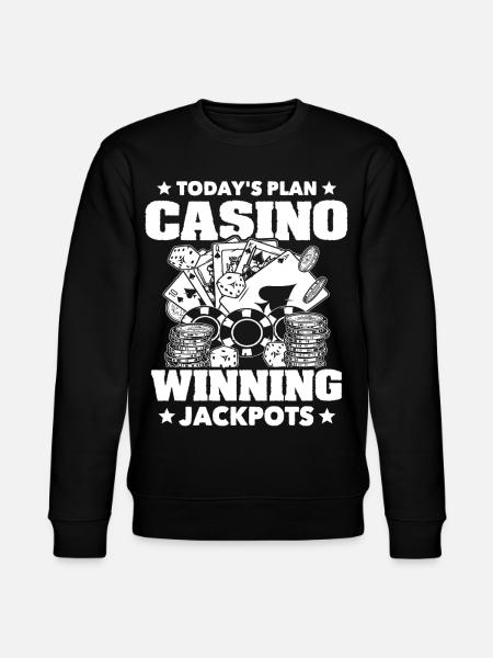 Casino Casino Game - Stanley/Stella CHANGER Unisex Organic Sweatshirt - black