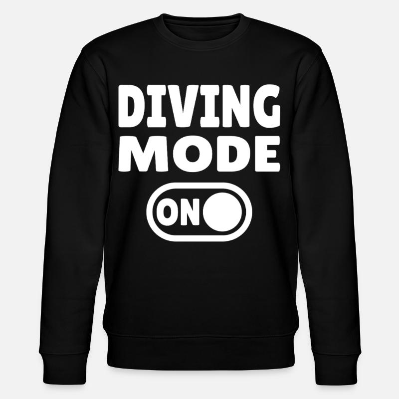 Diving Mode On – Tauchen - Stanley/Stella Unisex Bio-Sweatshirt CHANGER  - Schwarz