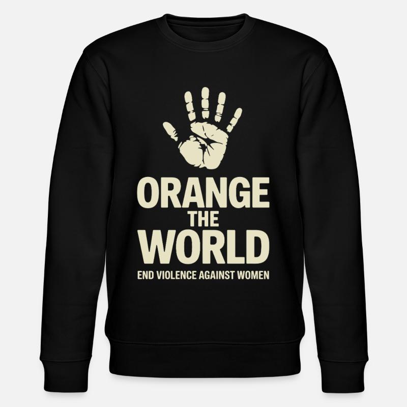 Orange : Le Monde - Sweat bio CHANGER Stanley/Stella Unisexe - noir