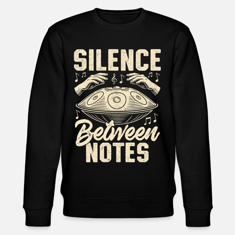 Silence Between Notes - Stanley/Stella CHANGER Unisex Organic Sweatshirt - black