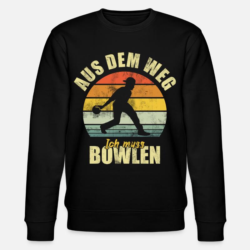 Bowling Bowling Drôle de dicon - Sweat bio CHANGER Stanley/Stella Unisexe - noir