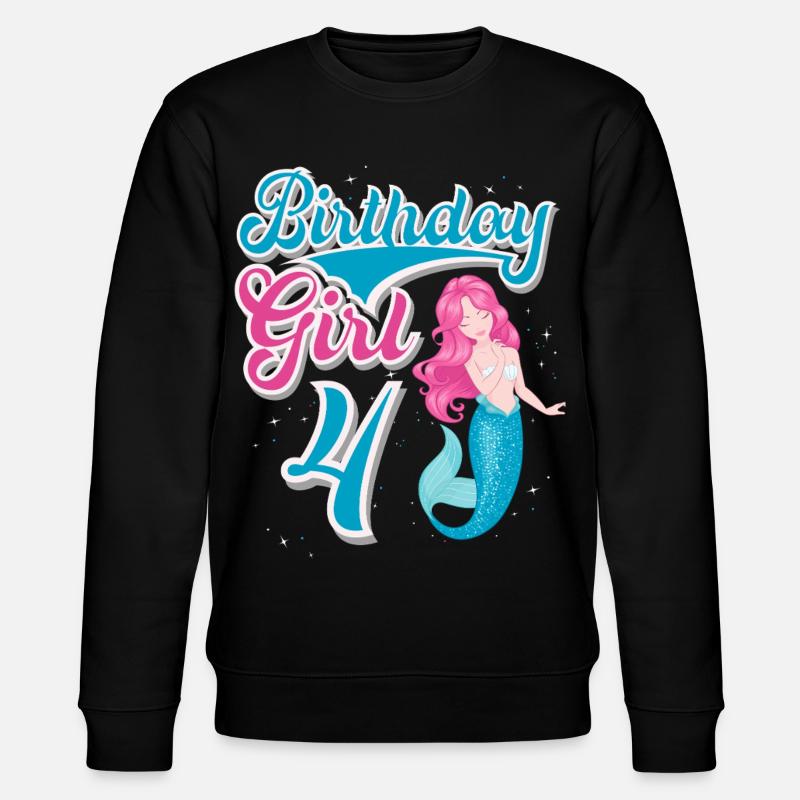 Sirène du 4e anniversaire - Sweat bio CHANGER Stanley/Stella Unisexe - noir