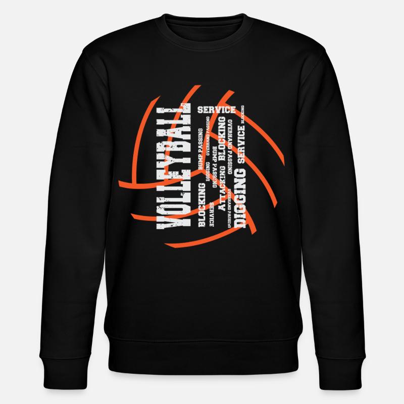 Basket-ball Joueurs de basket-ball - Sweat bio CHANGER Stanley/Stella Unisexe - noir