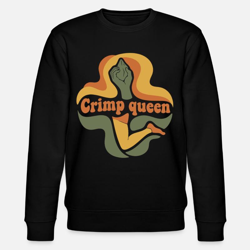 Grimpeur de bloc escaladeur Crimp Queen - Sweat bio CHANGER Stanley/Stella Unisexe - noir