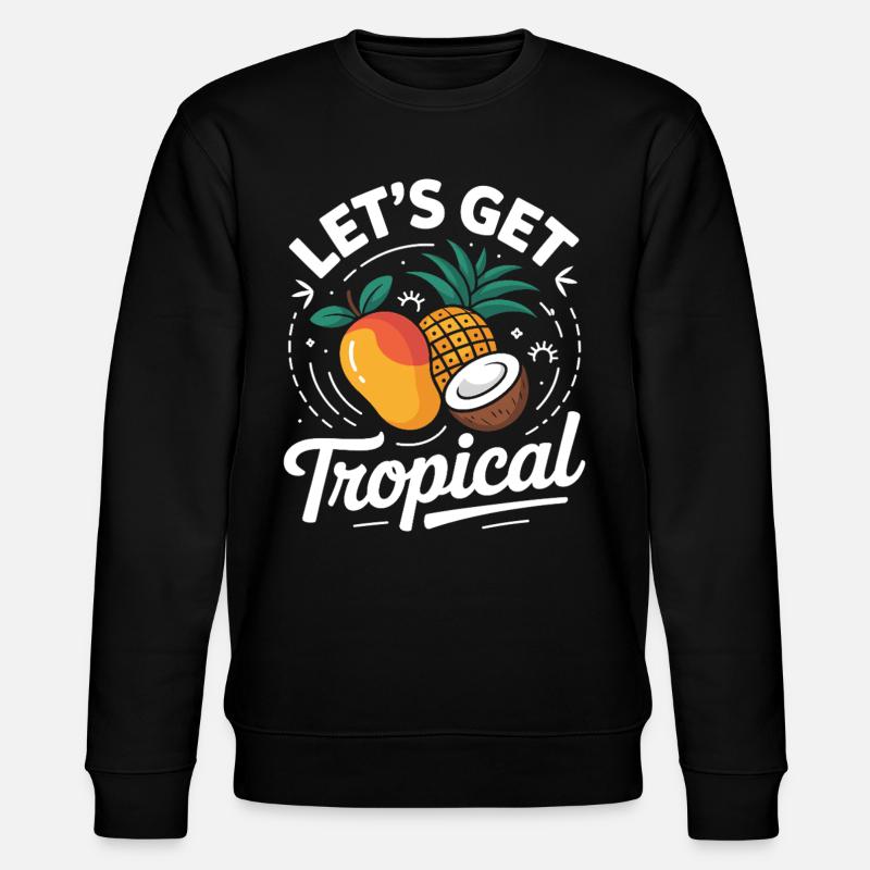 Let´s Get Tropical  - Stanley/Stella Unisex Bio-Sweatshirt CHANGER  - Schwarz