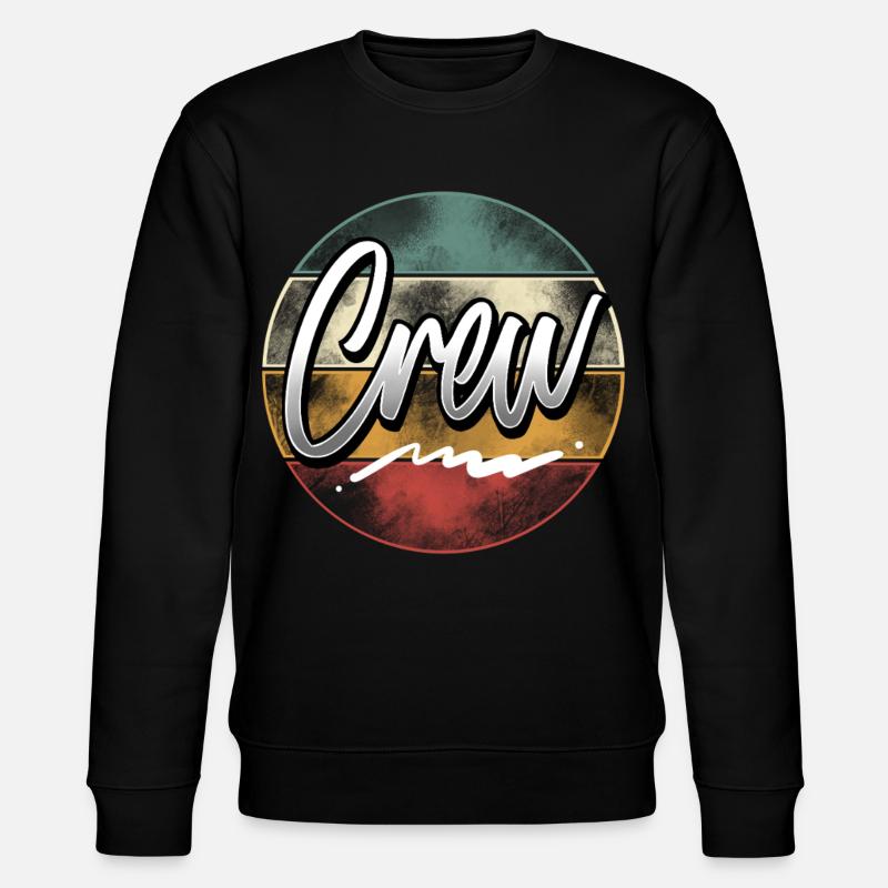 Crew - Stanley/Stella Unisex Bio-Sweatshirt CHANGER  - Schwarz