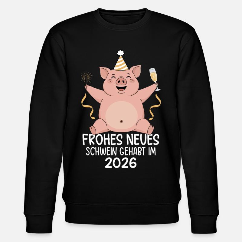 Joyeuse nouvelle Journée 2026 - Sweat bio CHANGER Stanley/Stella Unisexe - noir