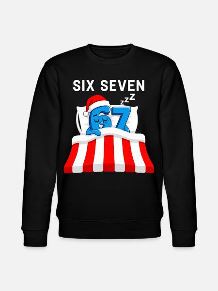 Italian 67 Meme Pajamas Funny Gift - Stanley/Stella CHANGER Unisex Organic Sweatshirt - black