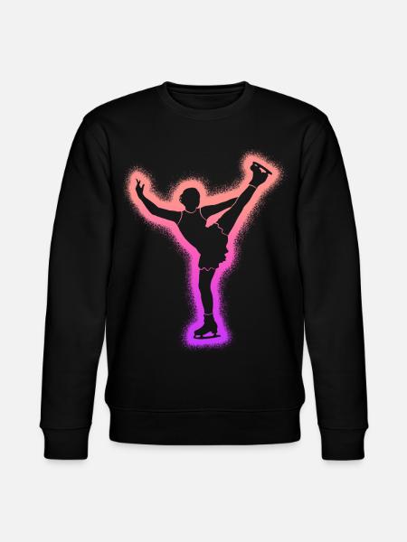 Eiskunstläuferin Eislaufen Mädchen Eiskunstlauf - Stanley/Stella CHANGER Unisex Organic Sweatshirt - black