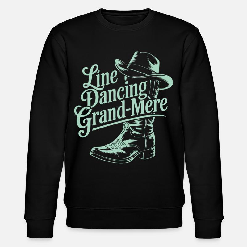 Line Dancing Grand-Mère - Sweat bio CHANGER Stanley/Stella Unisexe - noir