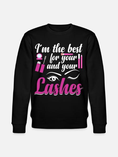  Eyelash Artist Cosmetologist Lash Technician - Stanley/Stella CHANGER Unisex Organic Sweatshirt - black