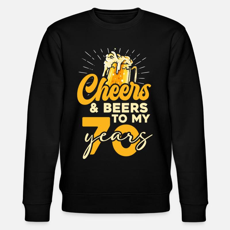 70 ans de Cheers & Beers - Sweat bio CHANGER Stanley/Stella Unisexe - noir