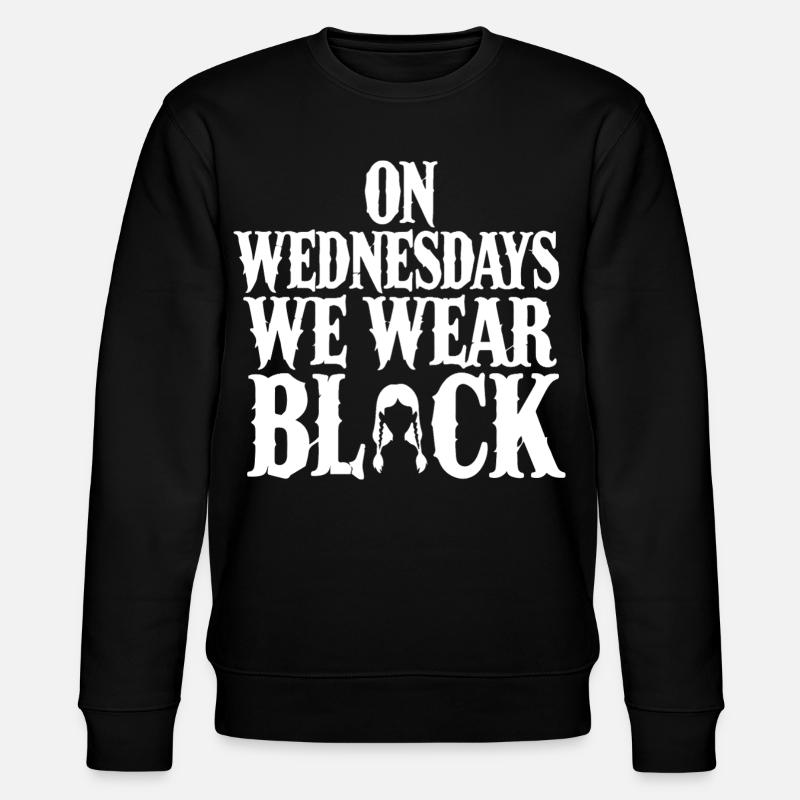 On Wednesdays We Wear Black - Sweat bio CHANGER Stanley/Stella Unisexe - noir