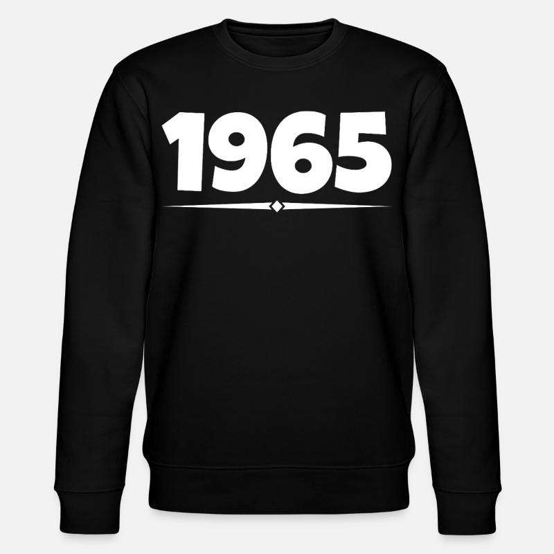 Geschenk von 1965 - Stanley/Stella Unisex Bio-Sweatshirt CHANGER  - Schwarz
