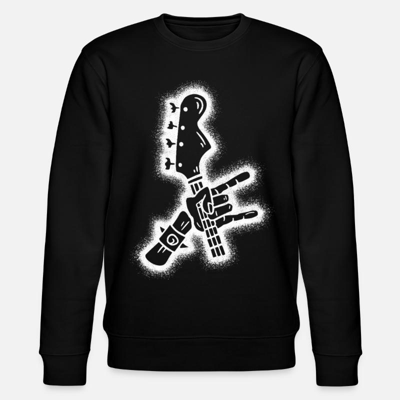 Guitariste Guitariste Garçons Guitare Hommes - Sweat bio CHANGER Stanley/Stella Unisexe - noir