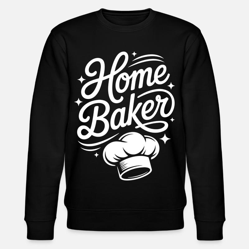 Home Baker – Küchenchef Design - Stanley/Stella Unisex Bio-Sweatshirt CHANGER  - Schwarz