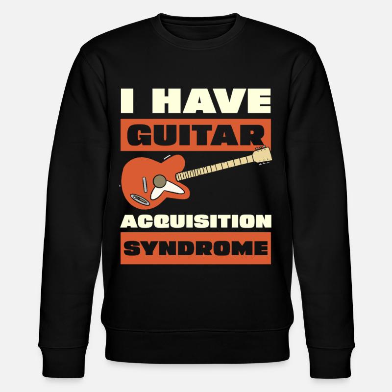 Guitar Acquisition Syndrome - Stanley/Stella Unisex Bio-Sweatshirt CHANGER  - Schwarz