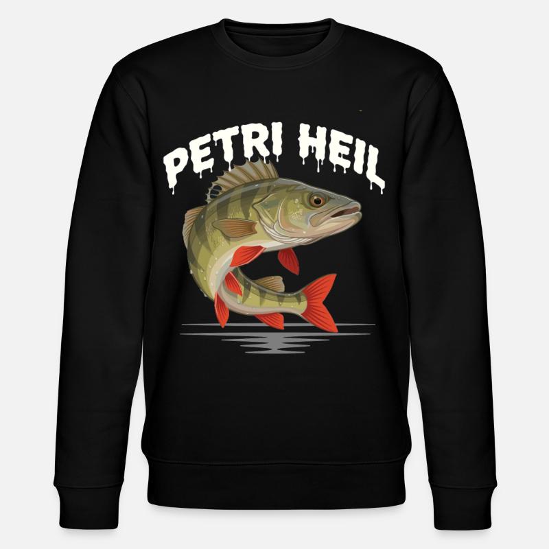 Petri Heil – Barsch Power - Stanley/Stella Unisex Bio-Sweatshirt CHANGER  - Schwarz