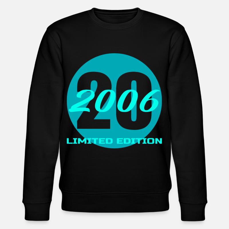 20e anniversaire édition limitée 2006 - Sweat bio CHANGER Stanley/Stella Unisexe - noir