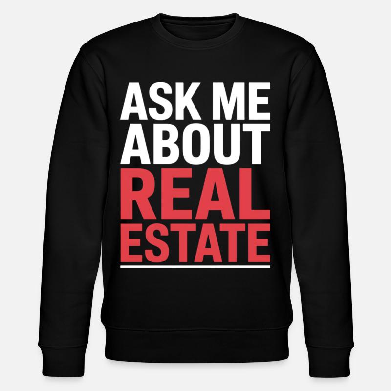 Parlez-moi de l’immobilier - Sweat bio CHANGER Stanley/Stella Unisexe - noir