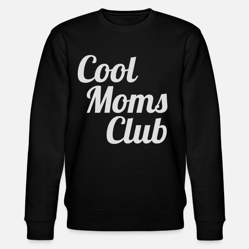 Cool Moms Club - Stanley/Stella Unisex Bio-Sweatshirt CHANGER  - Schwarz