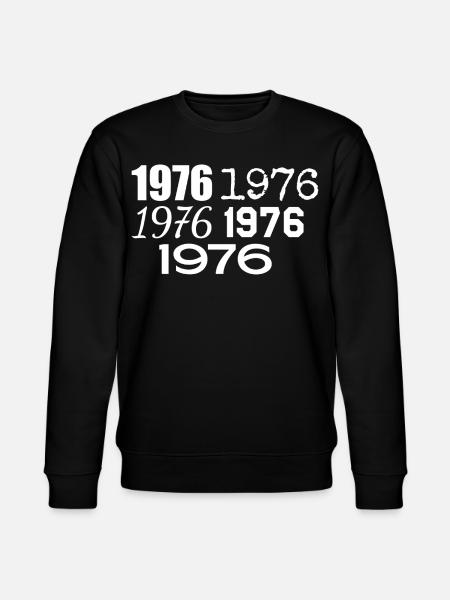 1976 - Stanley/Stella CHANGER Unisex Organic Sweatshirt - black