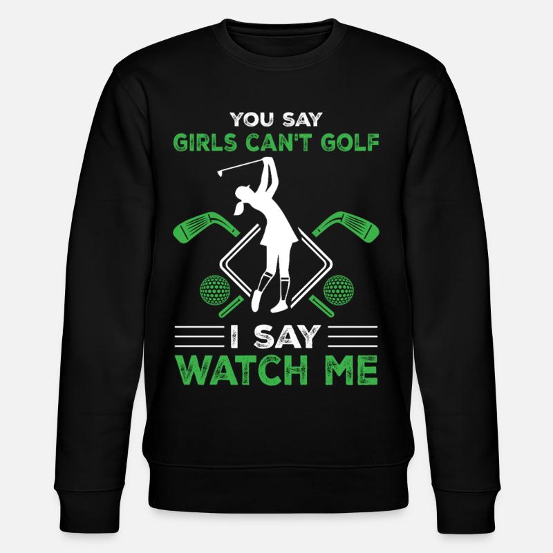 Golf - Stanley/Stella Unisex Bio-Sweatshirt CHANGER  - Schwarz